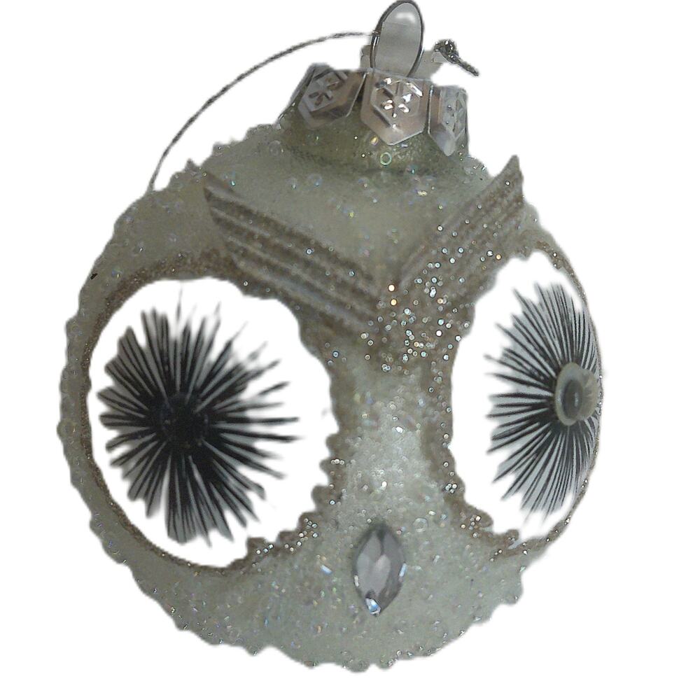 Bloomingdales Snowy Owl Christmas Holiday Ornament READ